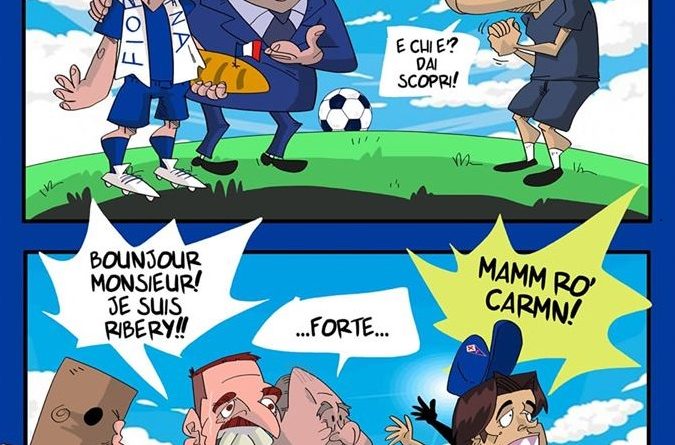 Commisso porta Ribery da Montella alla Fiorentina di FIFA comics