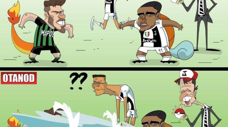 Lo sputo di Douglas Costa a Di Francesco di FIFA comics