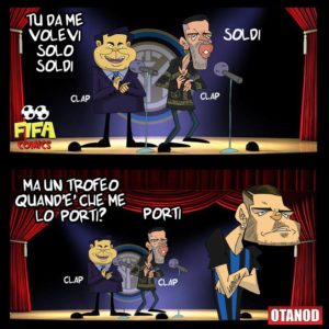 Mahmood le canta a Icardi di FIFA comics