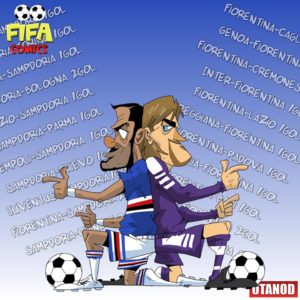 Quagliarella raggiunge il record di Batistuta di FIFA comics