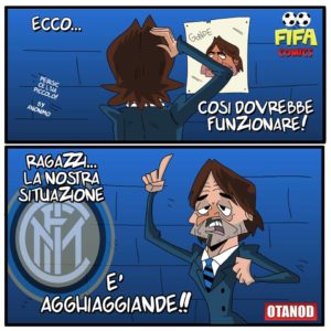 Spalletti si traveste da Conte di FIFA comics