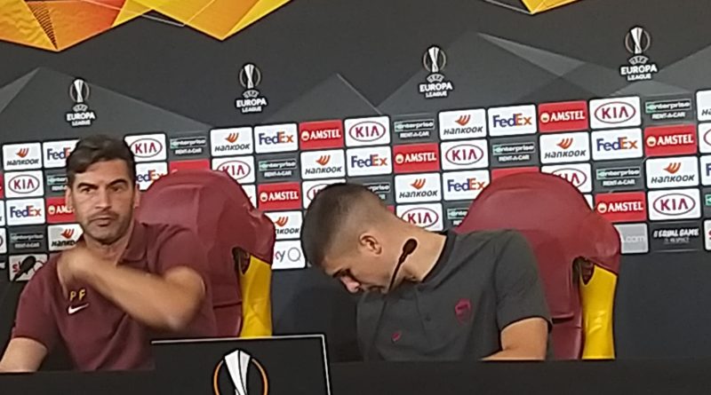 Roma, Fonseca e Mancini in conferenza